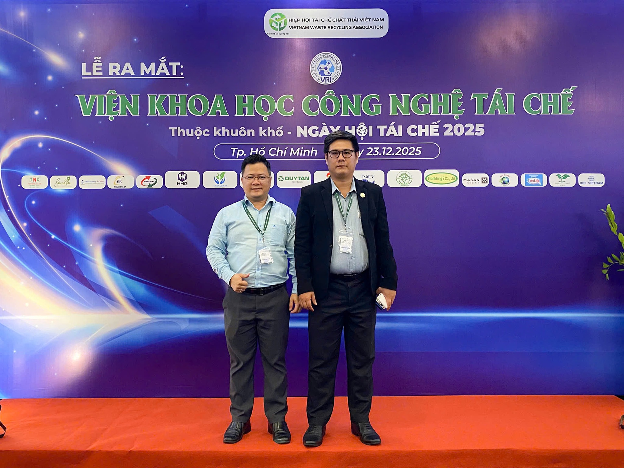 CCTPA tham dự Lễ ra mắt Viện Khoa học Công nghệ Tái Chế